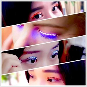 Womenswear light up eye strip